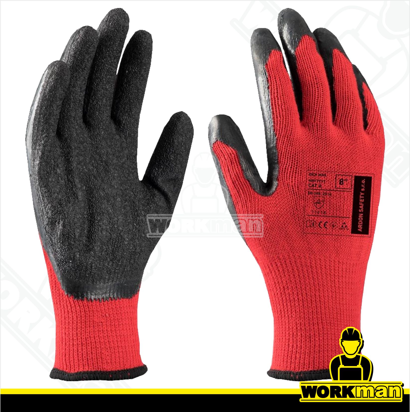 Povrstvené pracovné rukavice DICK MAX Ardon
