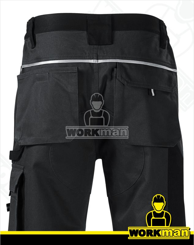 Montérkové nohavice WOODY do pása Rimeck