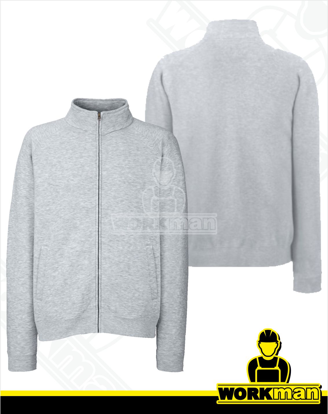 Pánska mikina PREMIUM SWEAT JACKET Fruit of the Loom