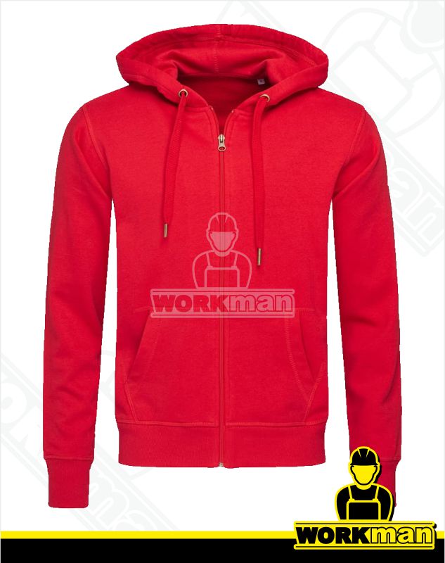 Pánska mikina s kapucňou a zipsom ACTIVE Stedman