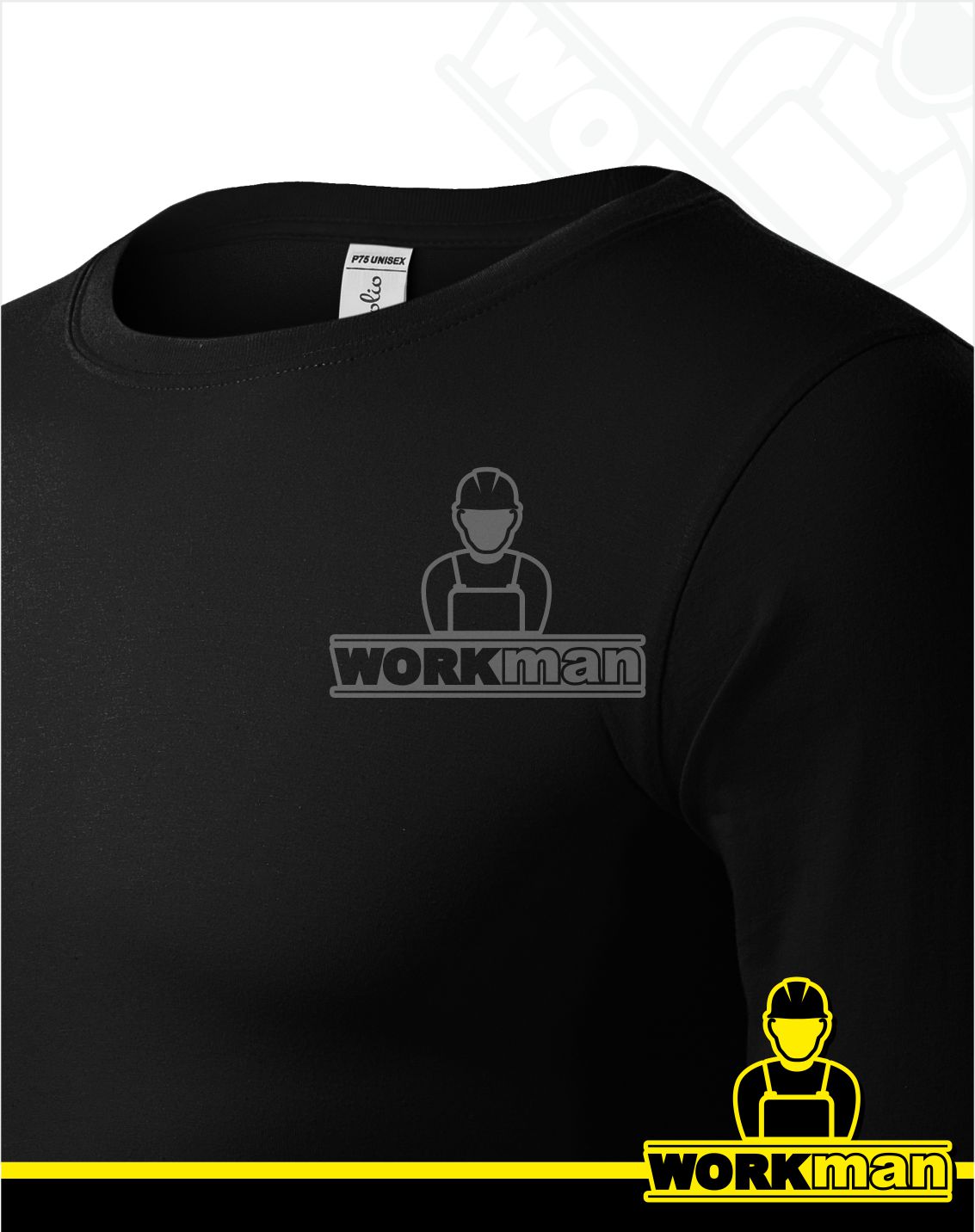 Unisex tričko PROGRESS LS Piccolio čierna