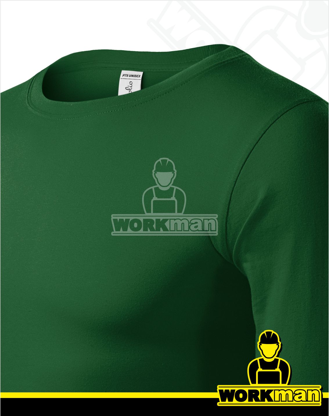 Unisex tričko PROGRESS LS Piccolio fľaškovozelená