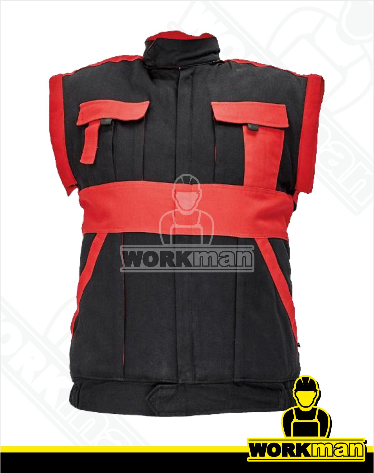 Zateplená montérková bunda MAX WINTER REFLEX Červa