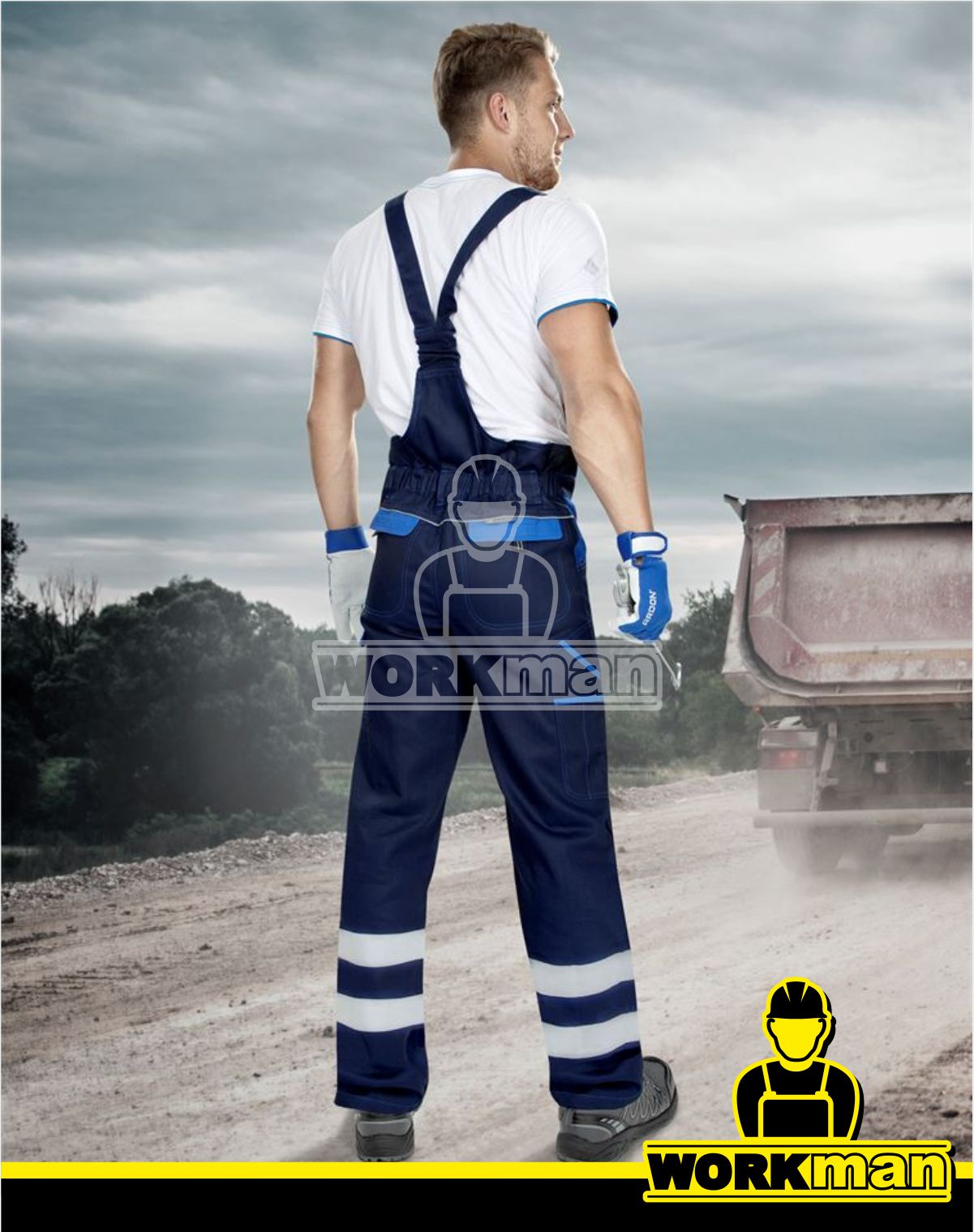 Reflexné montérkové nohavice COOL TREND s náprsenkou Ardon