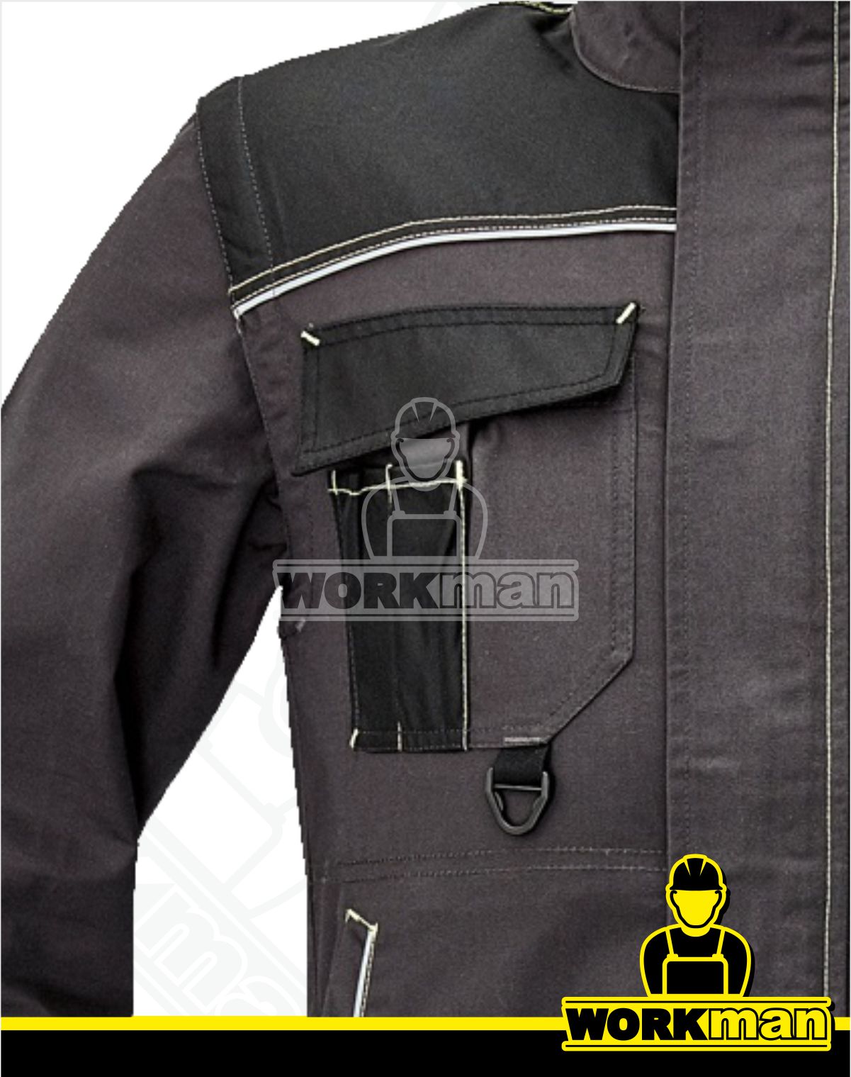 Montérková blúza KNOXFIELD 2v1 Červa