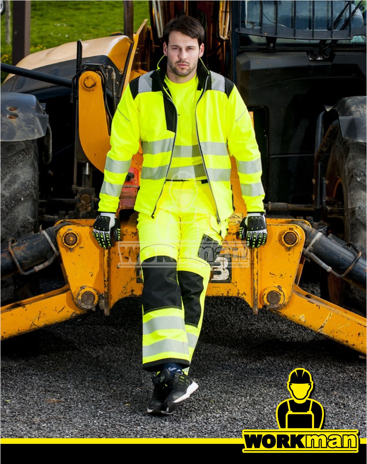 Reflexná softshellová bunda VISION T402 Portwest