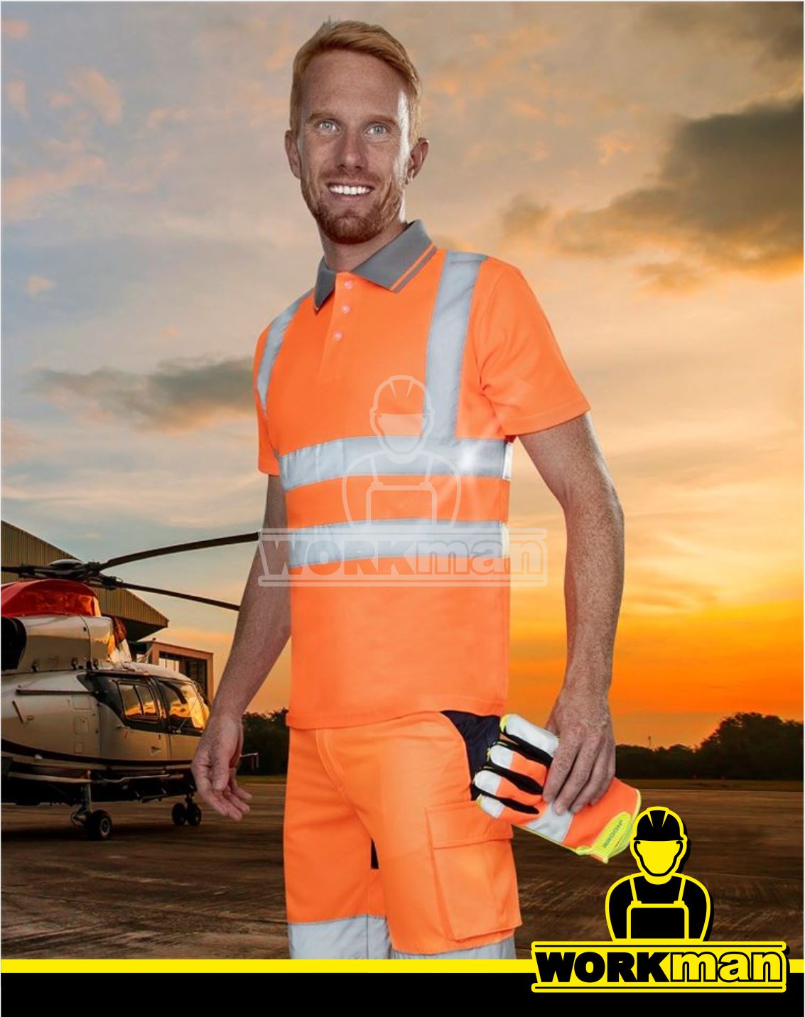 Reflexná polobavlnená polokošeľa REF 201/202 Ardon