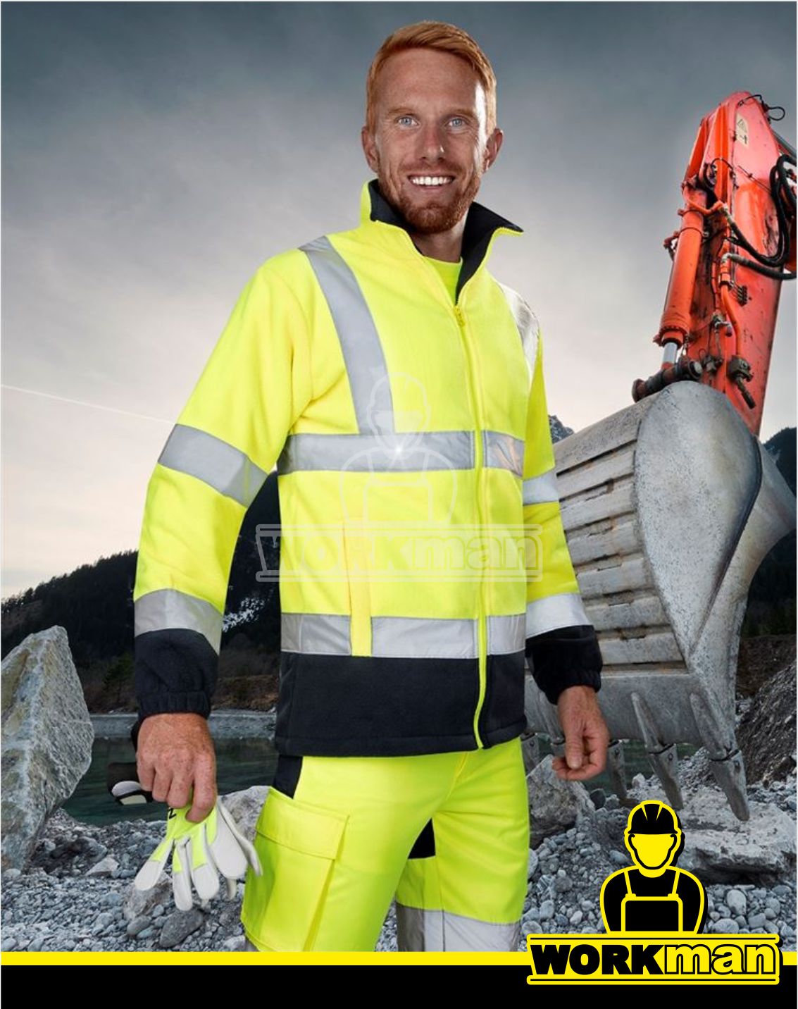 Reflexná fleecová bunda REF401/402 Ardon