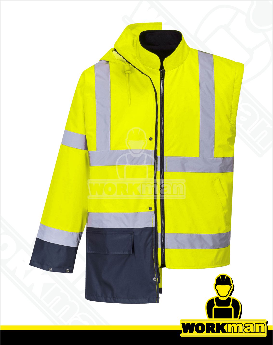 Zateplená reflexná bunda Hi-Vis TRAFFIC 5v1 S766 Portwest