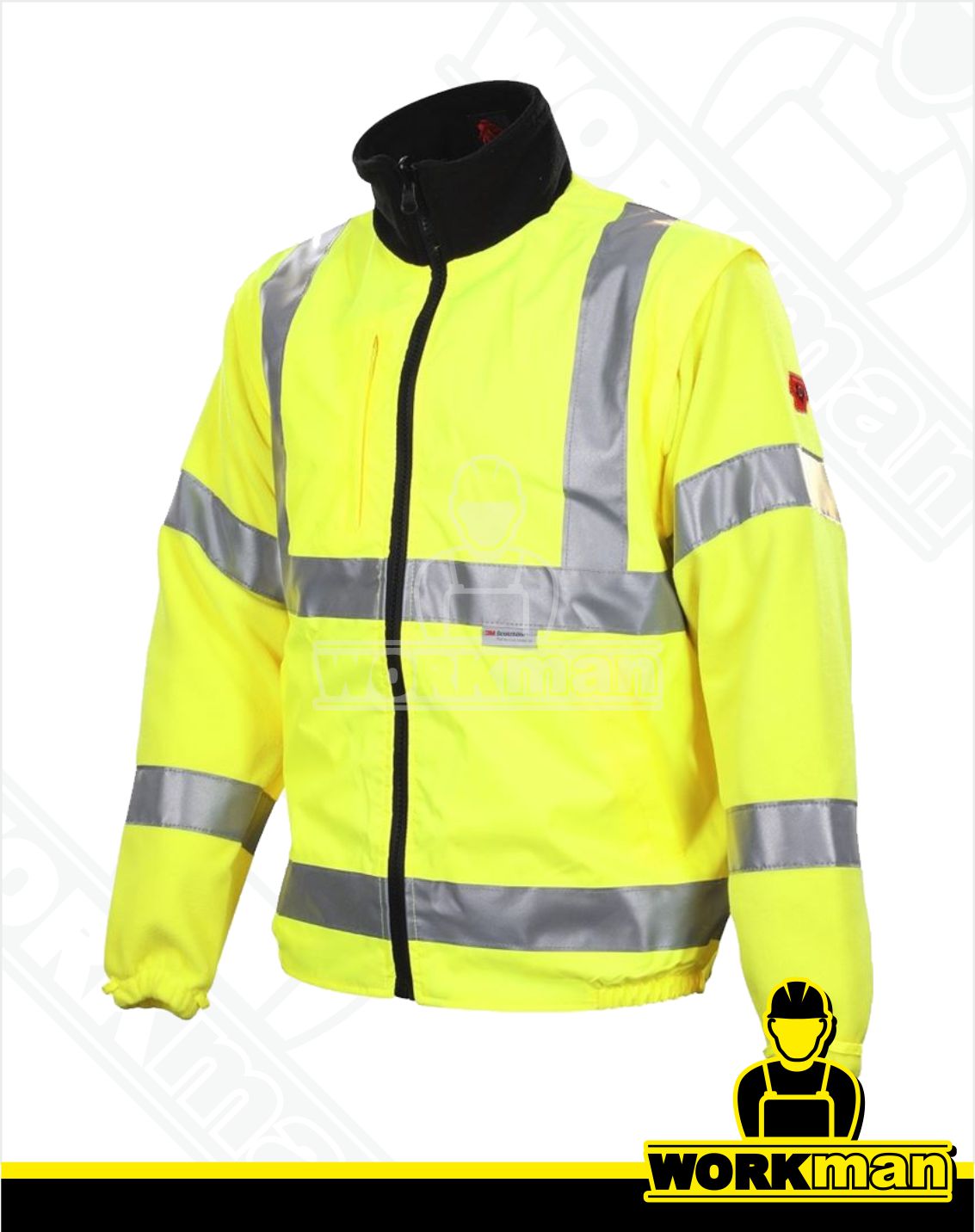 Zateplená reflexná bunda HI-VIZ 4v1 Ardon
