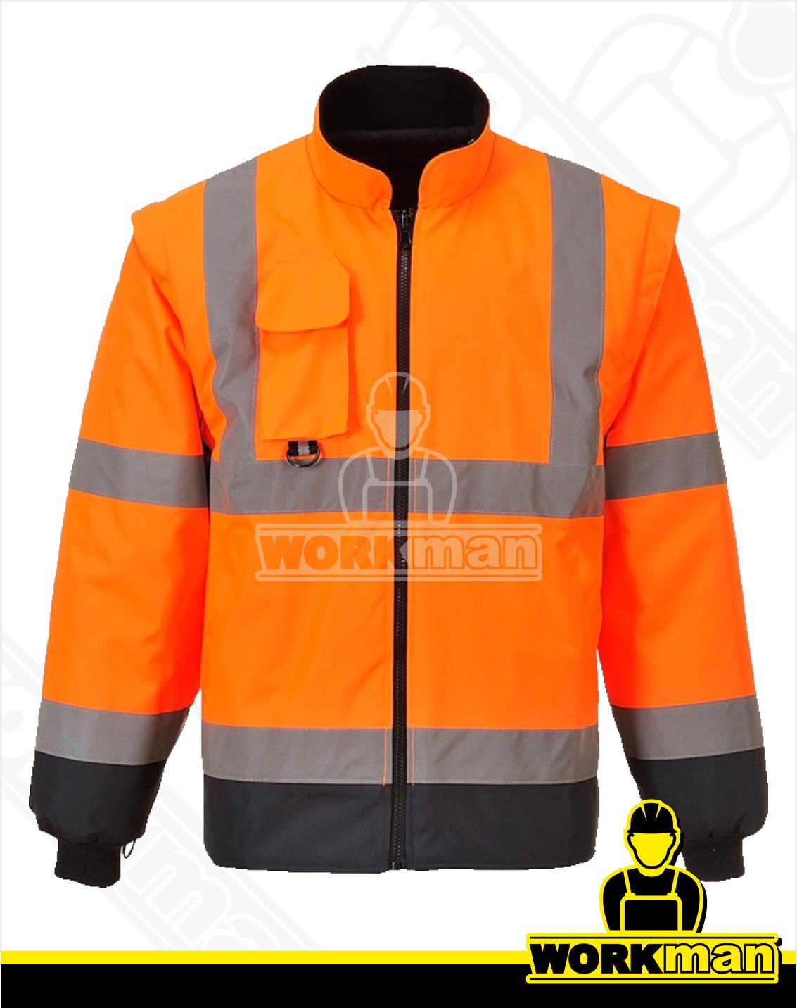 Zateplená reflexná bunda Hi-vis CONTRAST TREFFIC S426 7v1 Portwest