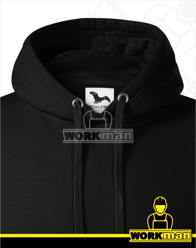 Pánska mikina s kapucňou CAPE Malfini čierna