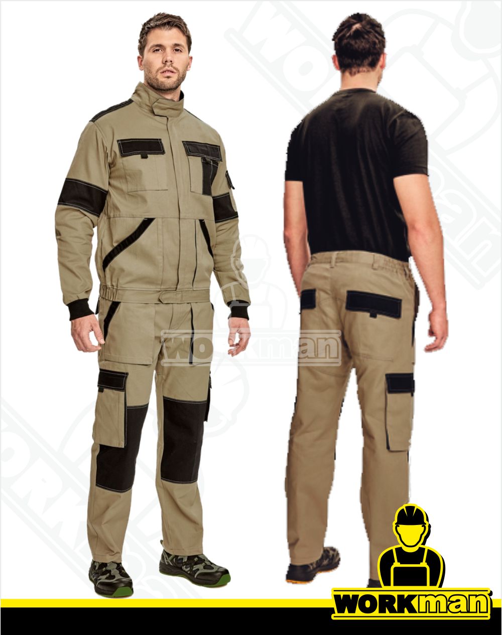 Montérkové nohavice MAX SUMMER do pása Červa