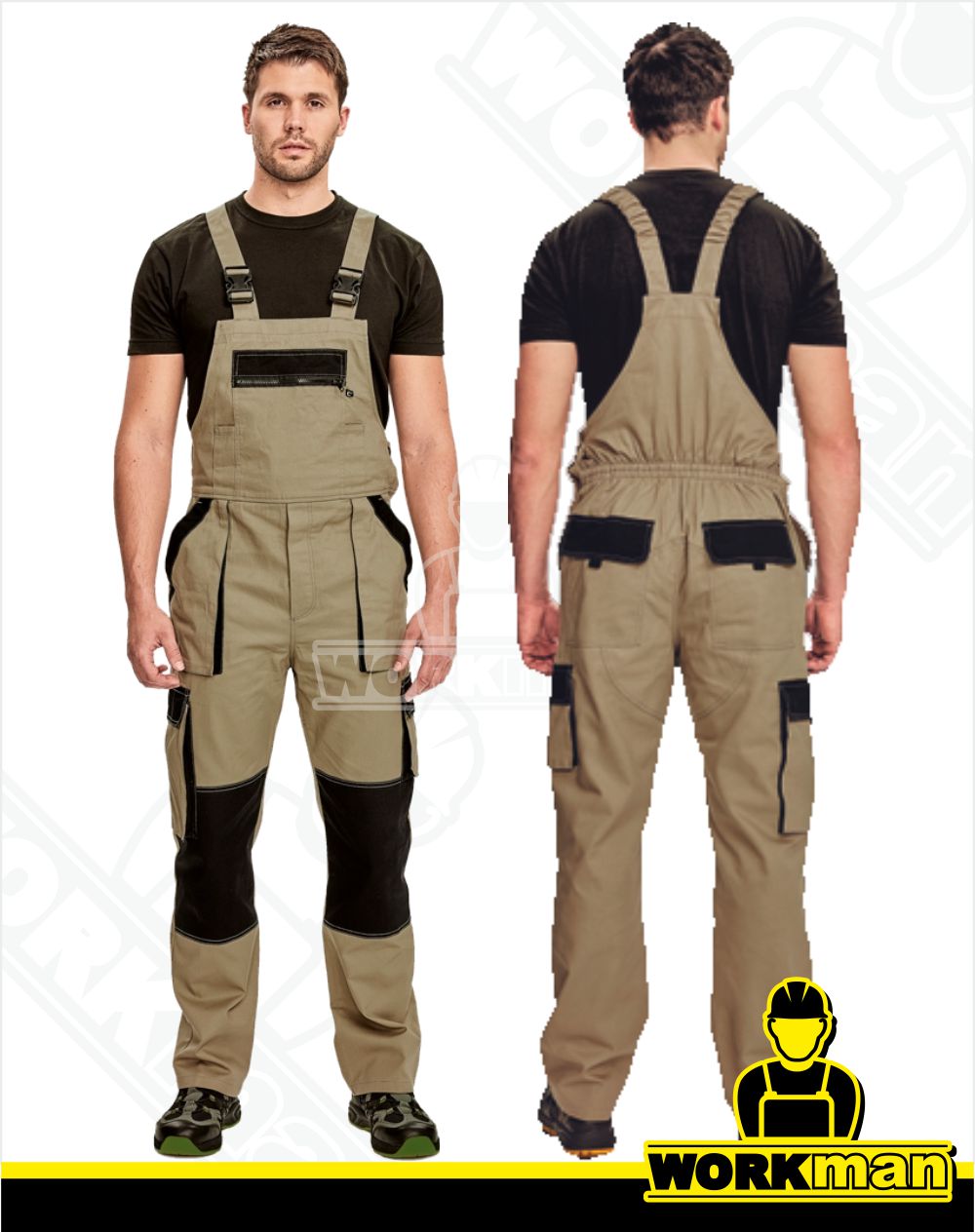 Montérkové nohavice MAX SUMMER s náprsenkou Červa