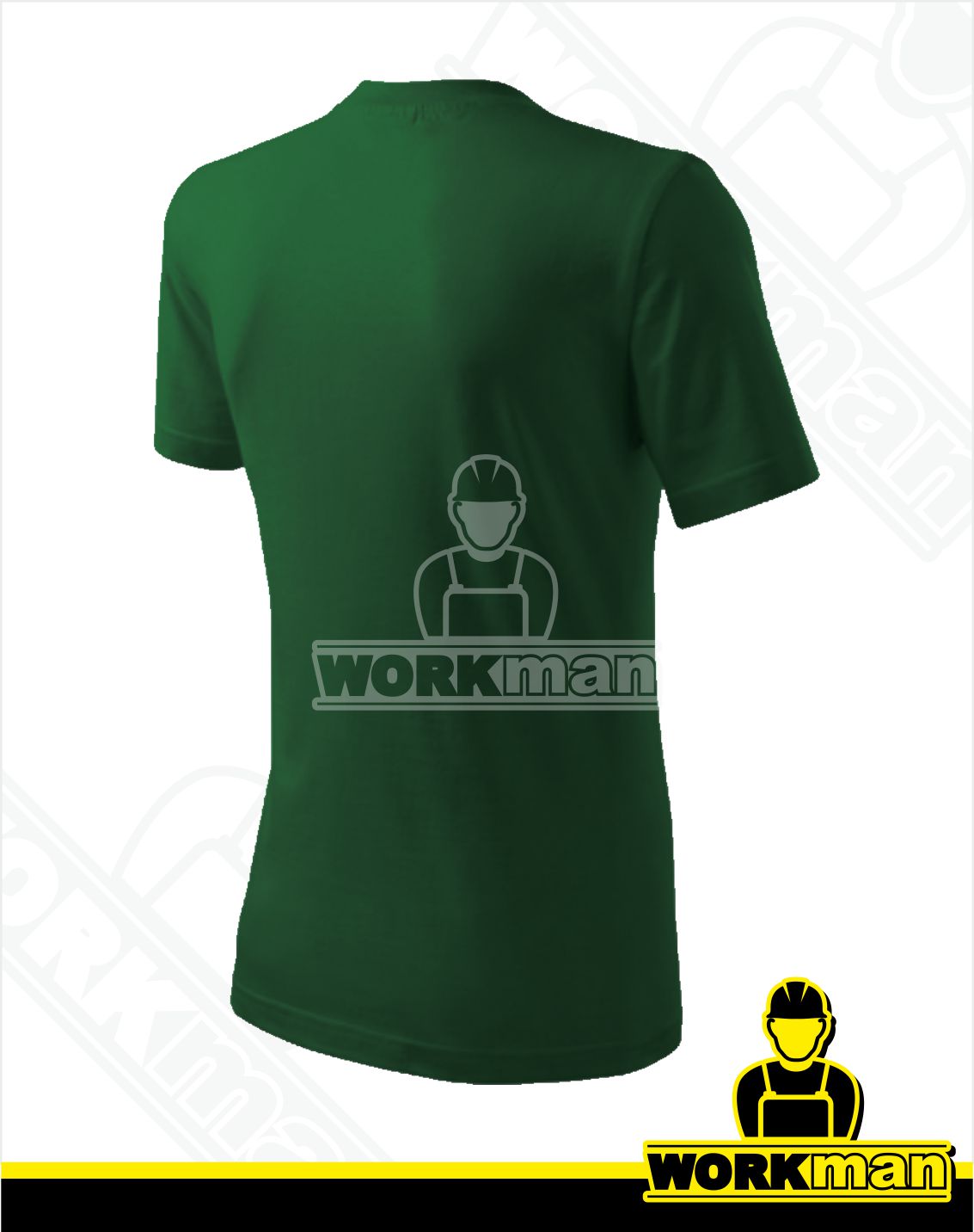 Tričko pánske CLASSIC Malfini fľaškovozelená