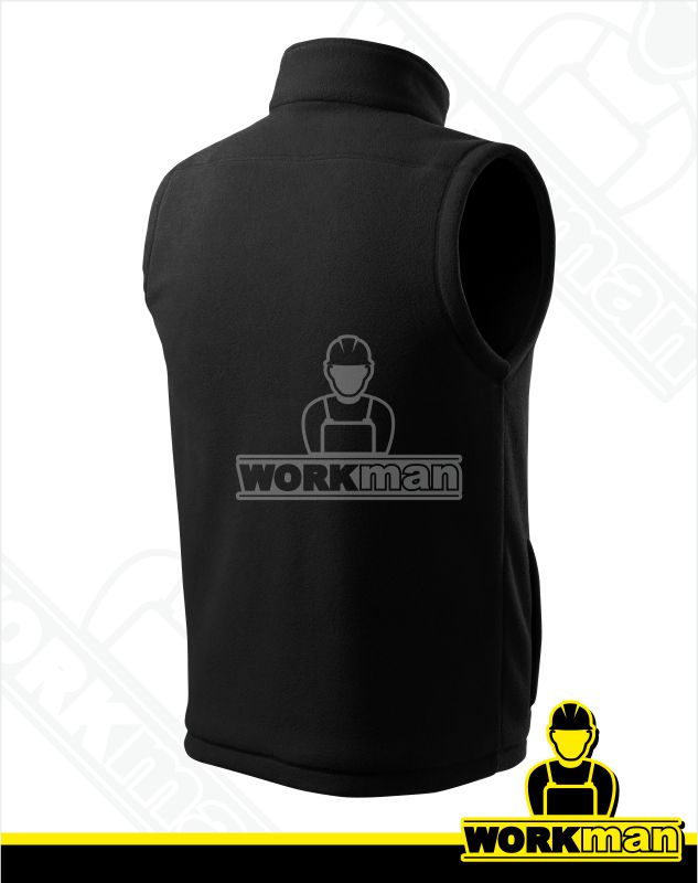 Unisex fleece vesta NEXT Rimeck čierna