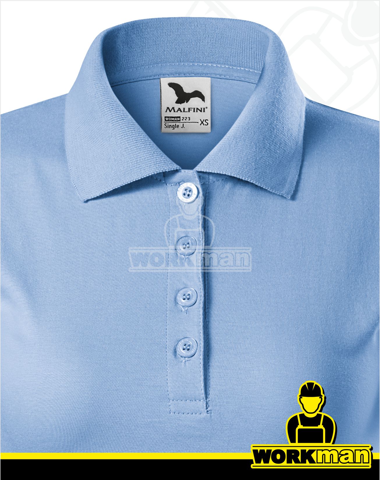 Dámska polokošeľa SINGLE J. Malfini
