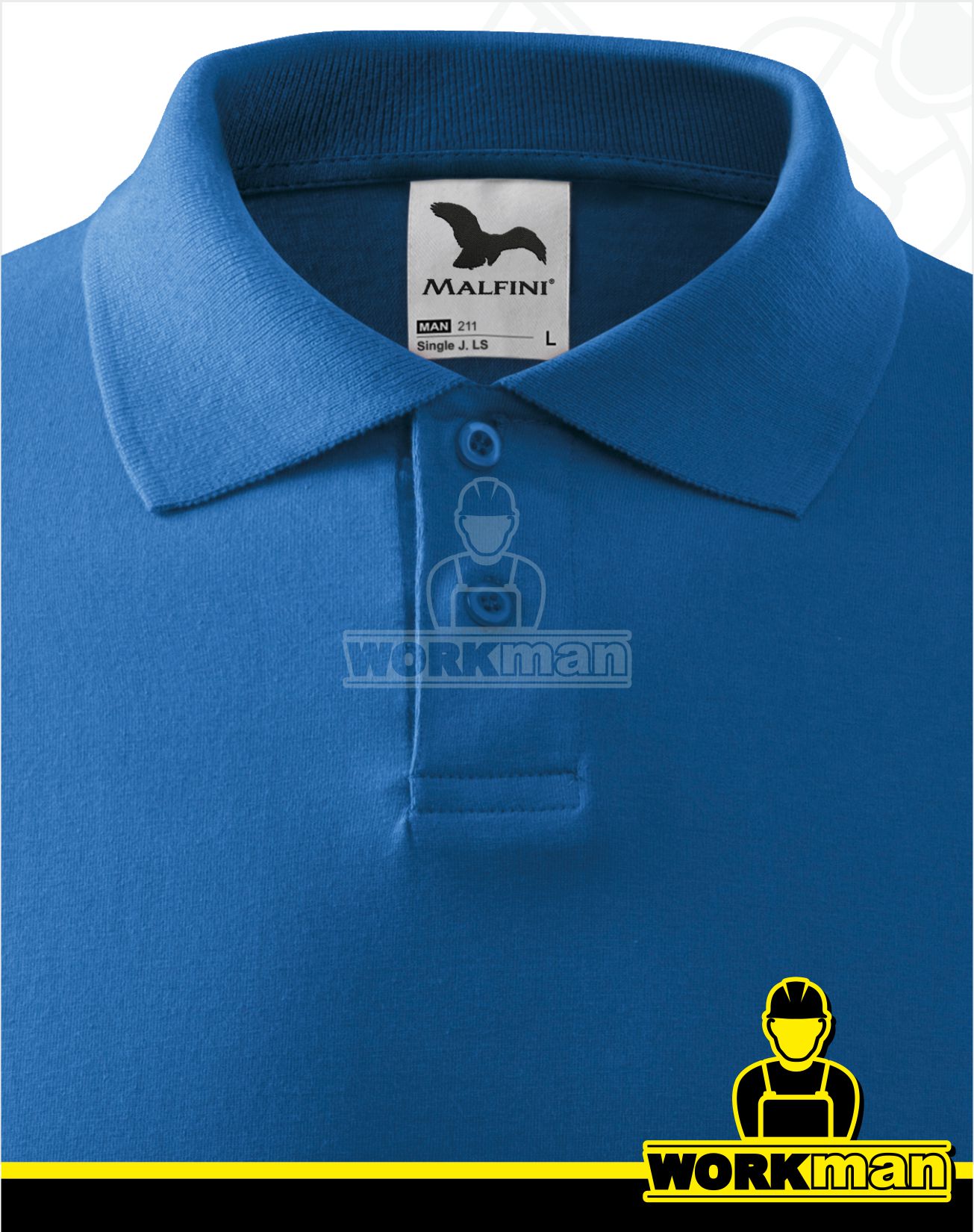 Pánska polokošeľa SINGLE J. LS Malfini