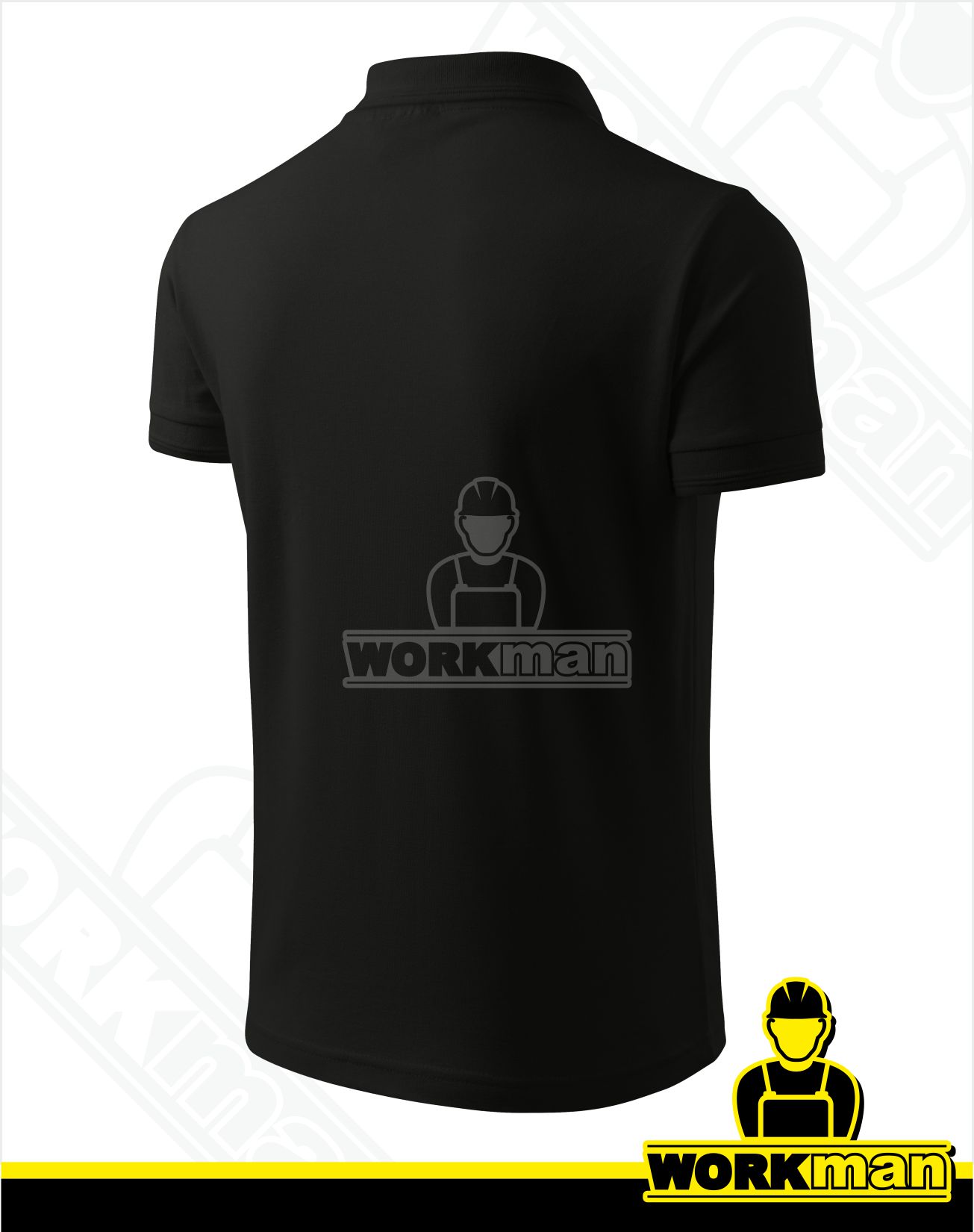 Pánska polokošeľa PIQUE POLO Malfini čierna