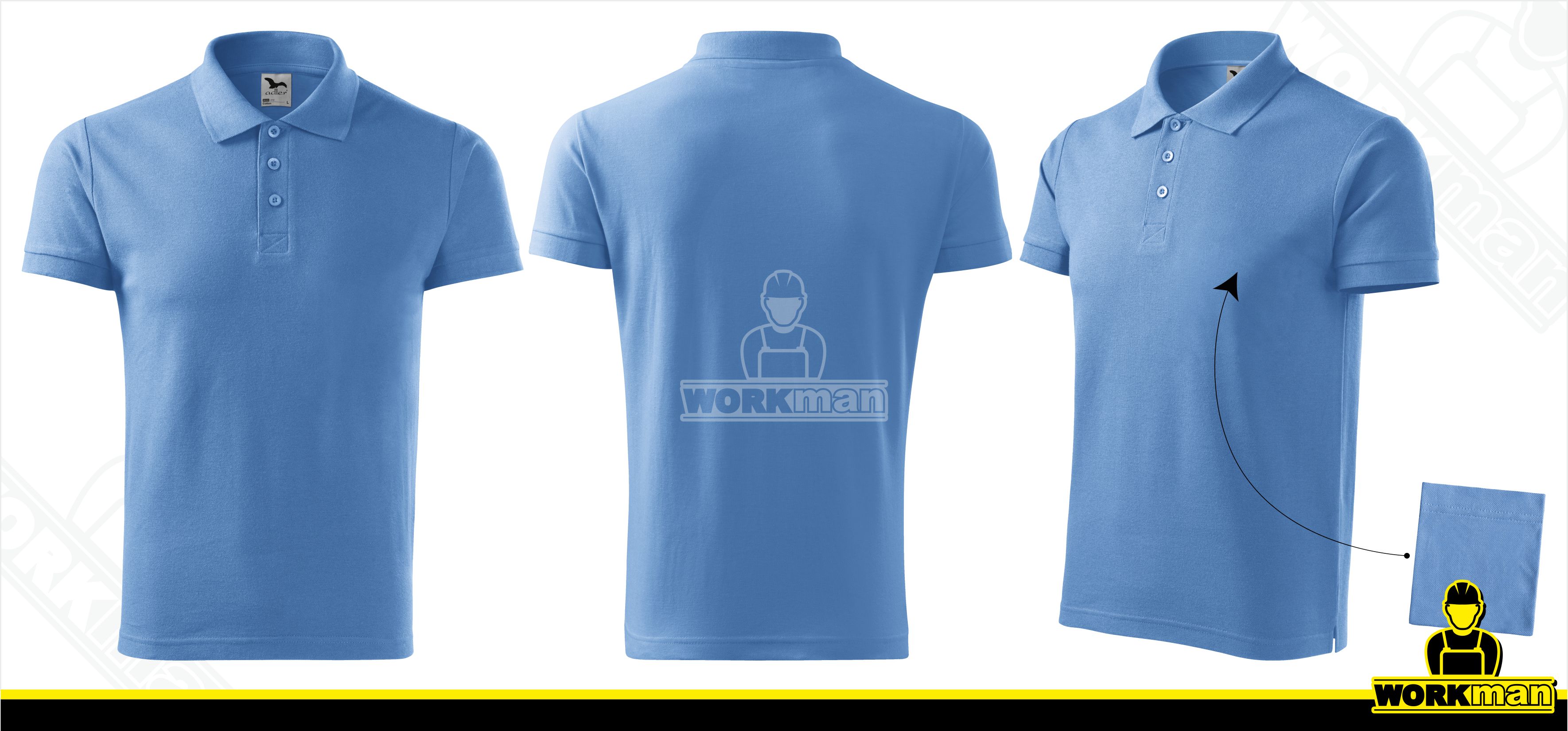 Pánska polokošeľa COTTON Malfini