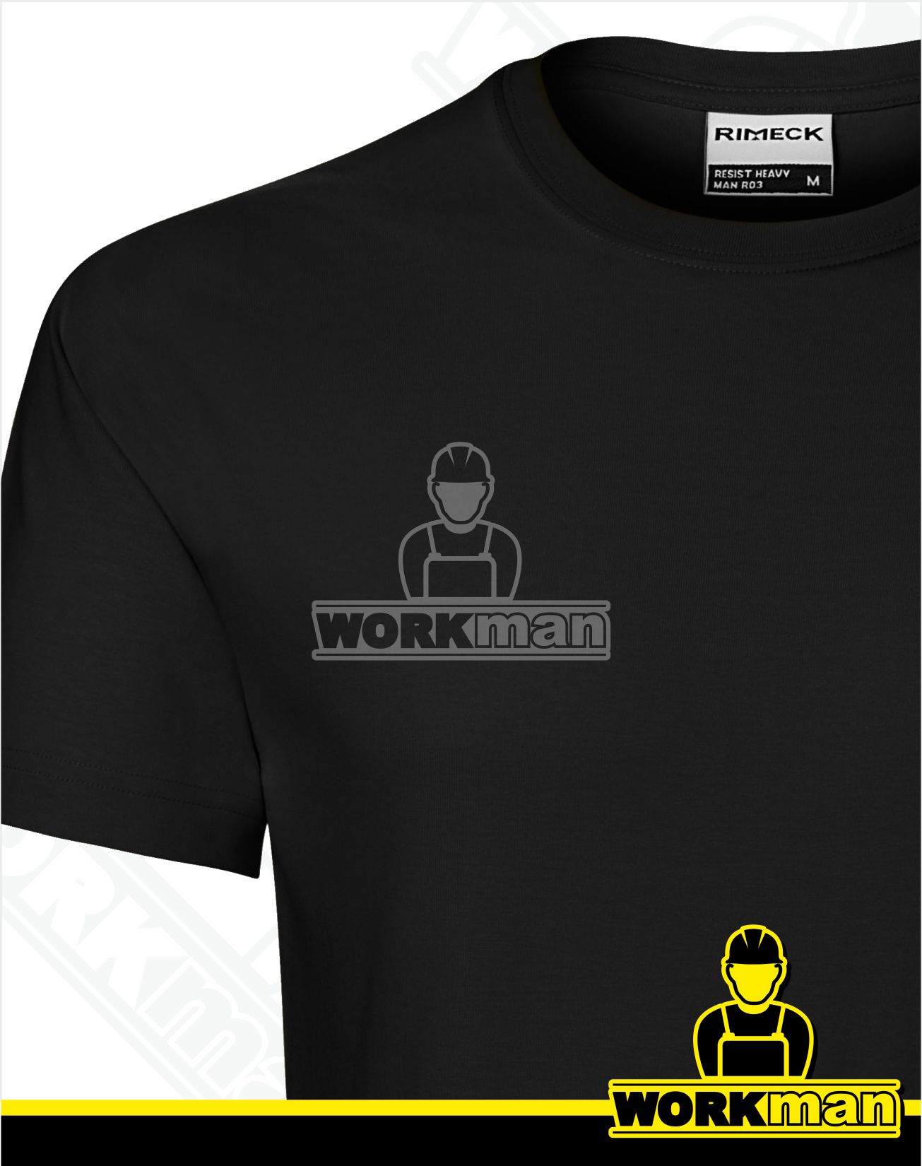 Pánske vysokoprateľné tričko RESIST Rimeck čierna