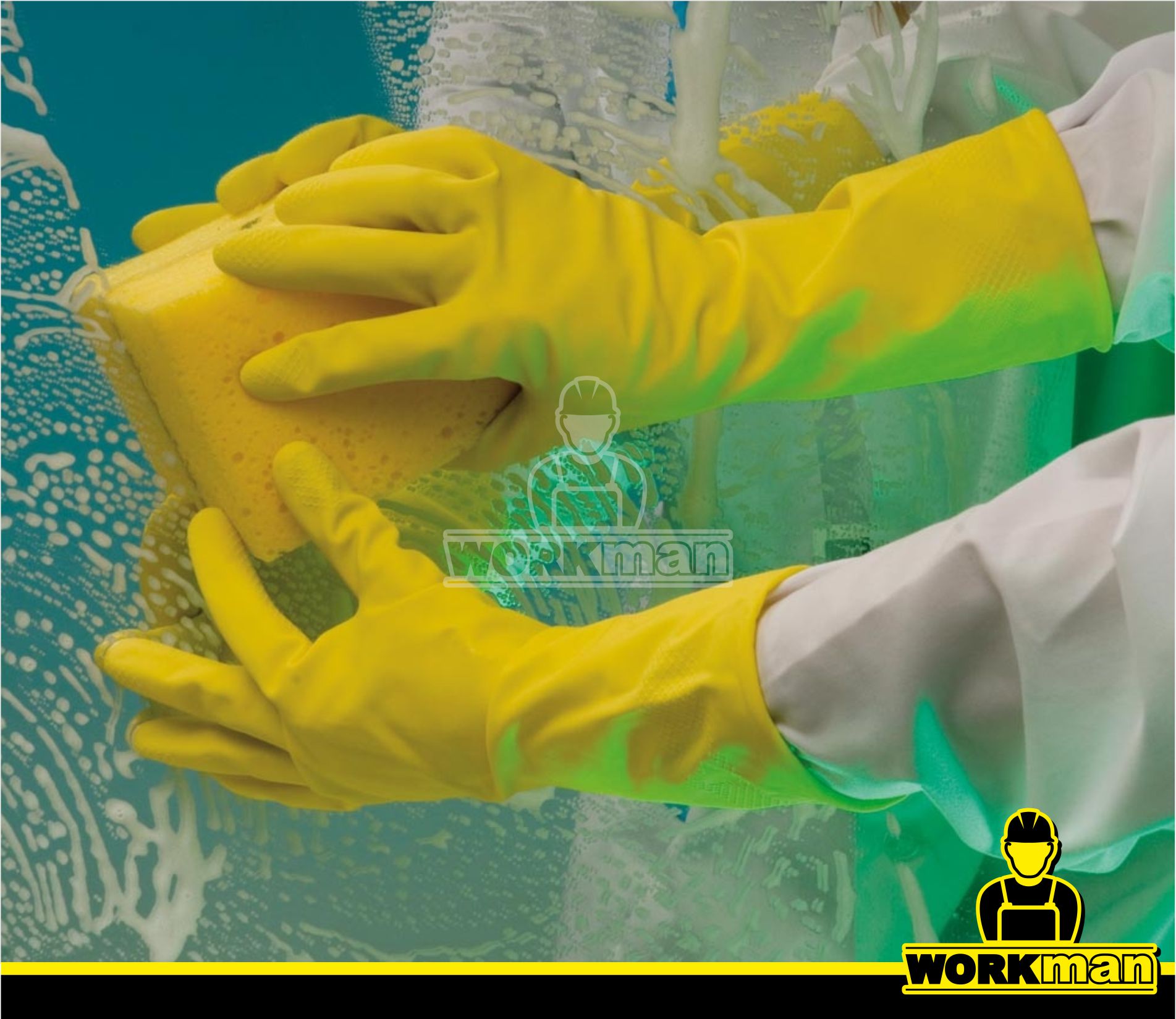 Latexové rukavice pre domácnosť STARLING Červa žlté