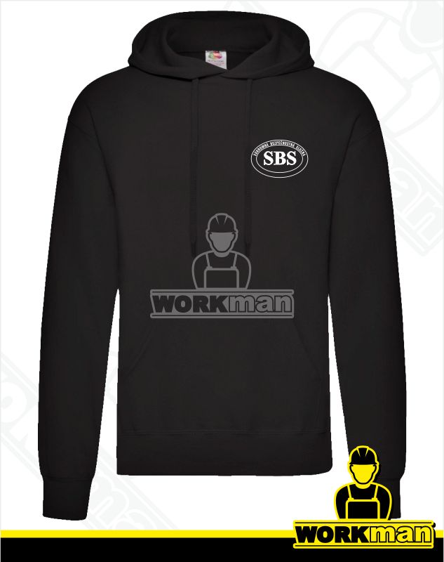 Pánska mikina s kapucňou SBS-SECURITY 280g