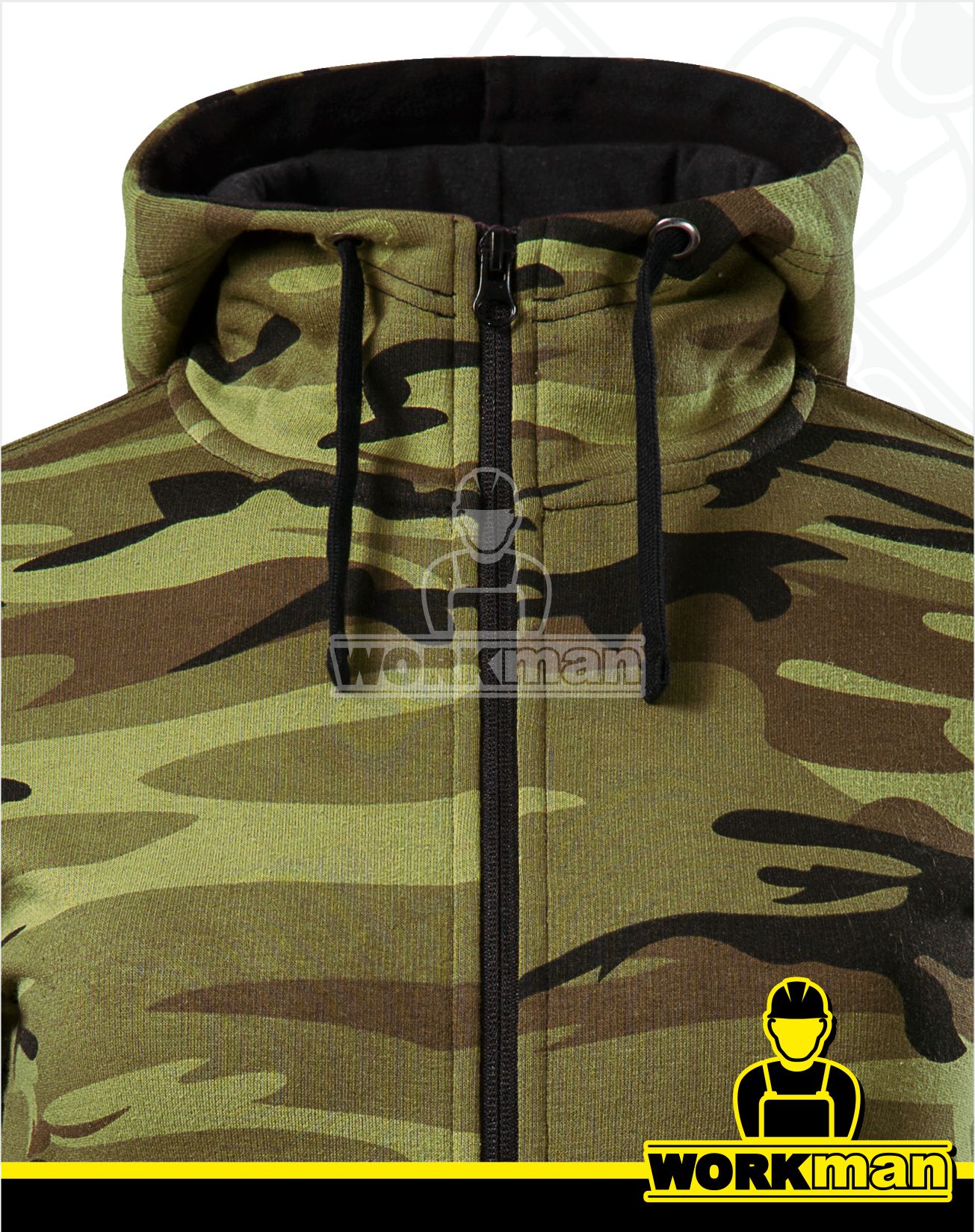 Dámska mikina CAMO ZIPPER Malfini