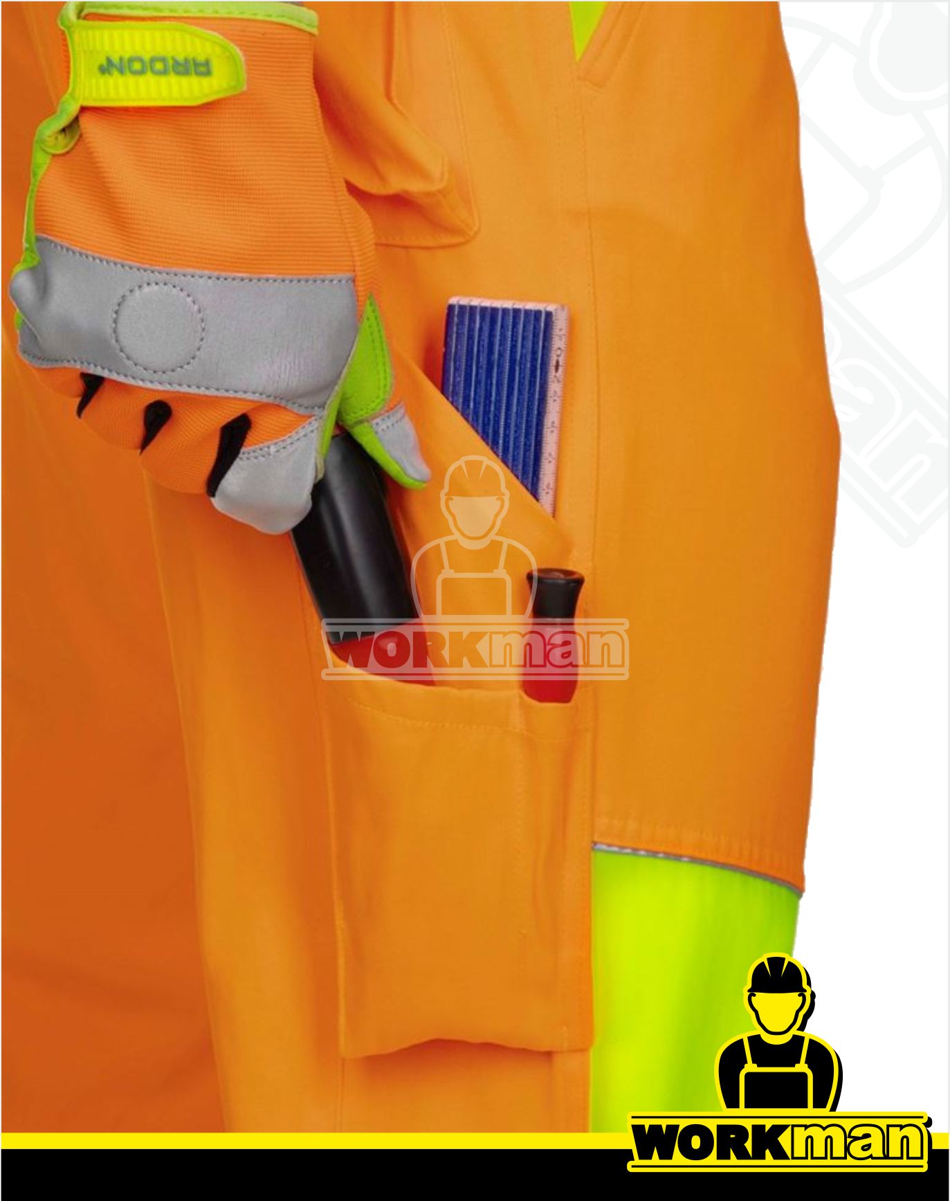 Skrátené reflexné nohavice SIGNAL do pása Ardon