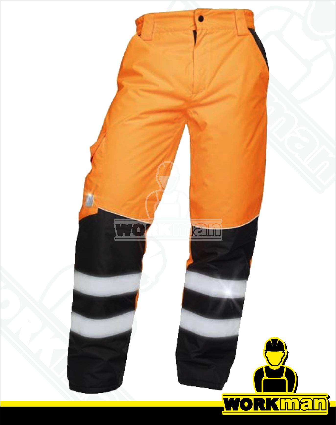 Zateplené reflexné nohavice HOWARD Ardon