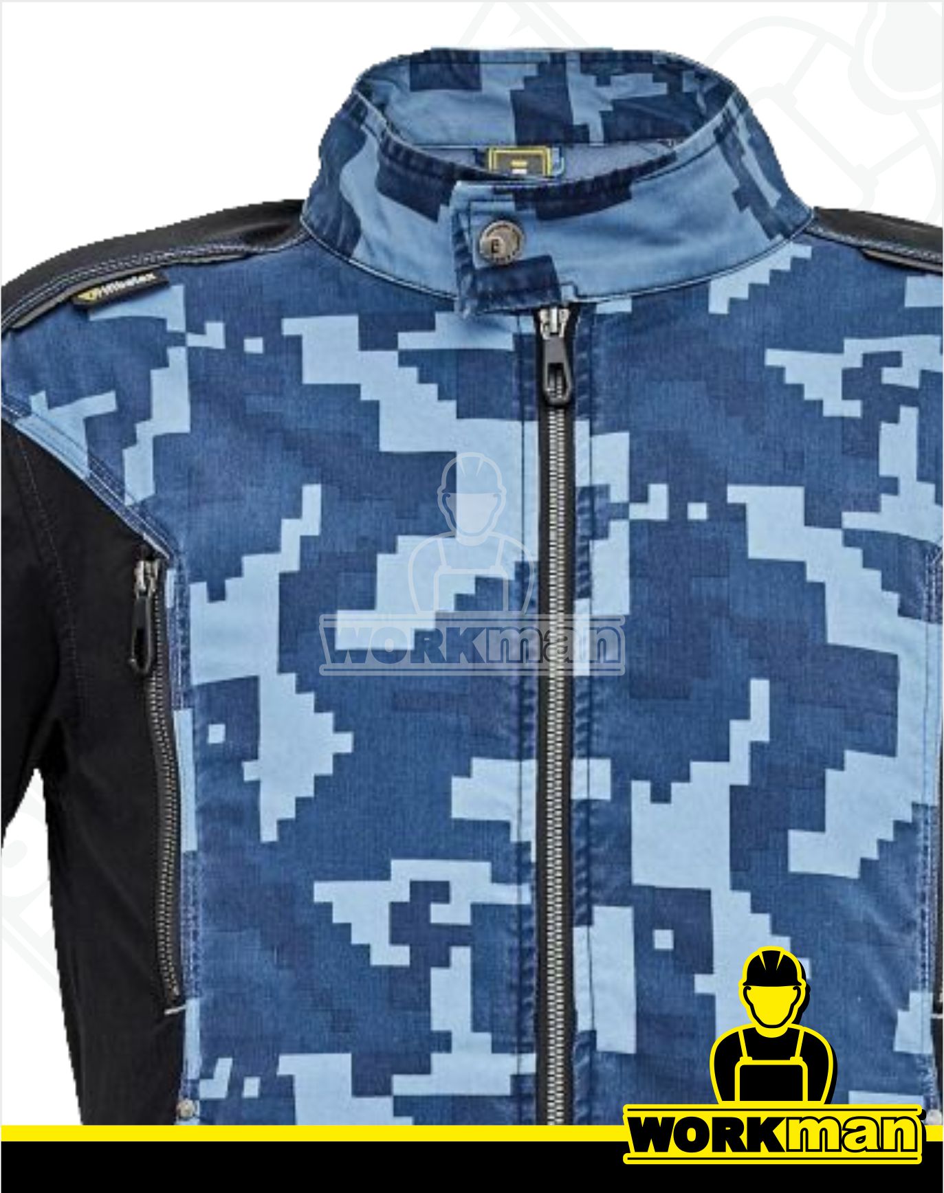 Strečová montérková bunda NEURUM CAMOUFLAGE Červa