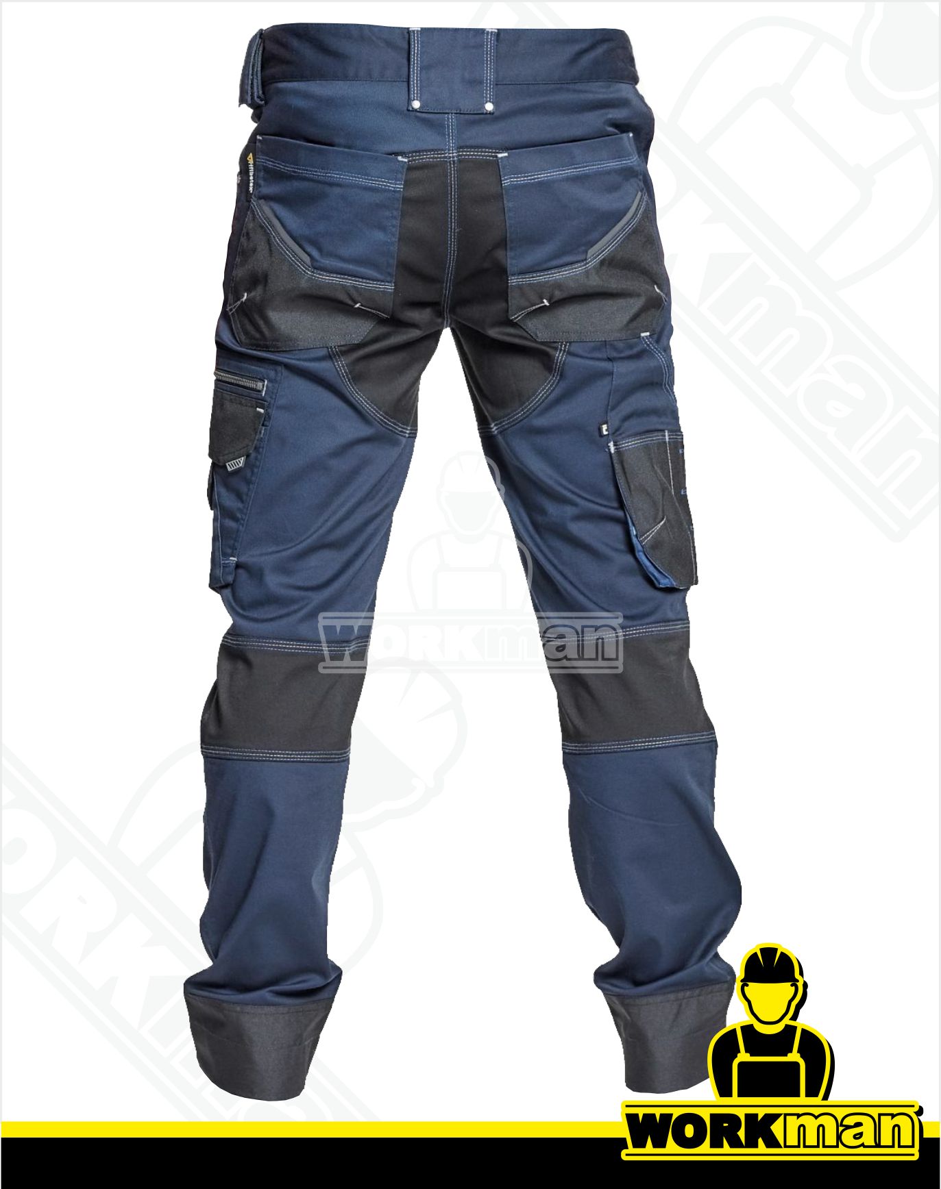 Strečové montérkové nohavice NEURUM CLASSIC do pása Červa