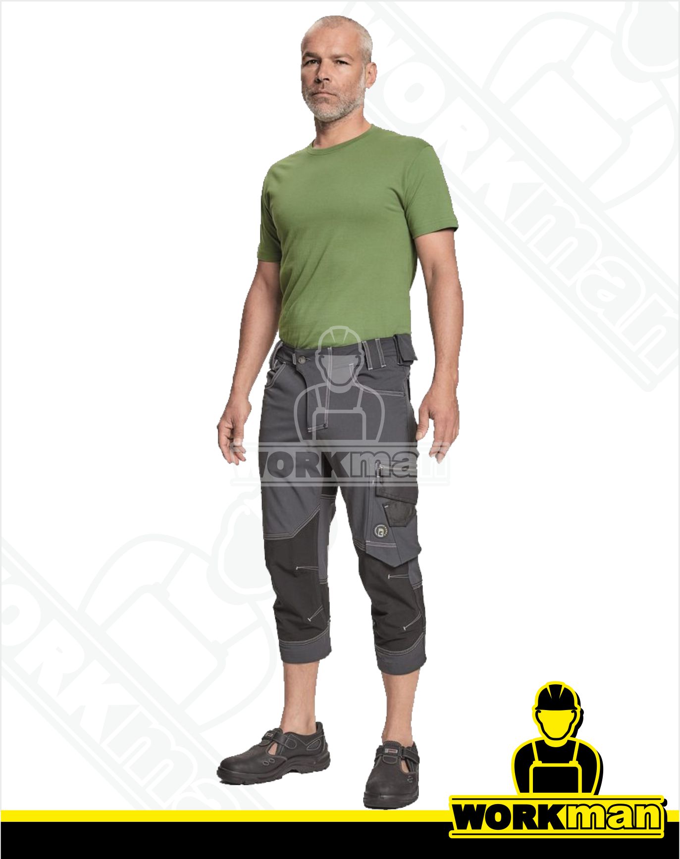 Strečové montérkové 3/4 nohavice NEURUM PERFORMANCE Červa