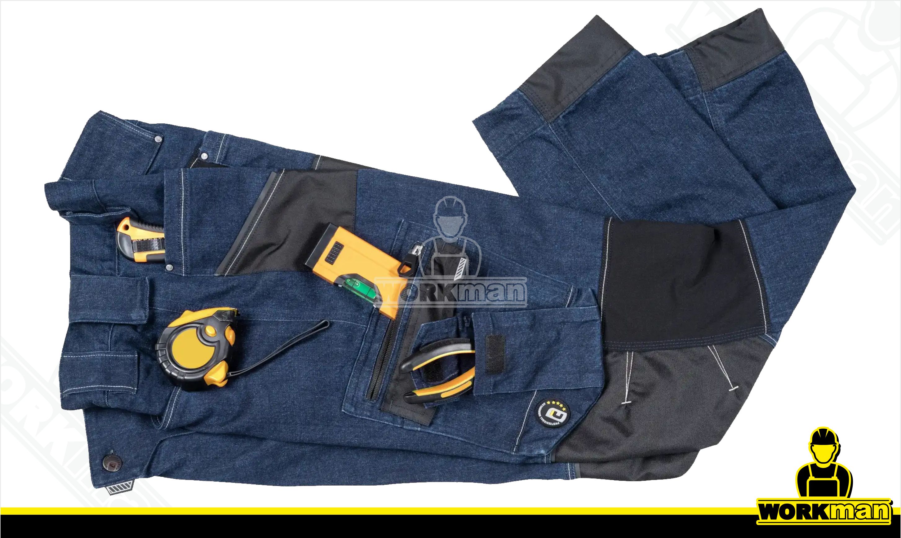 Strečové riflové nohavice NEURUM DENIM do pása Červa