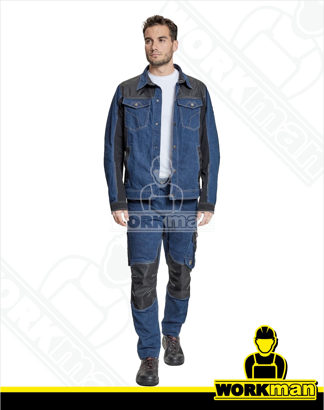 Strečová riflová bunda NEURUM DENIM Červa