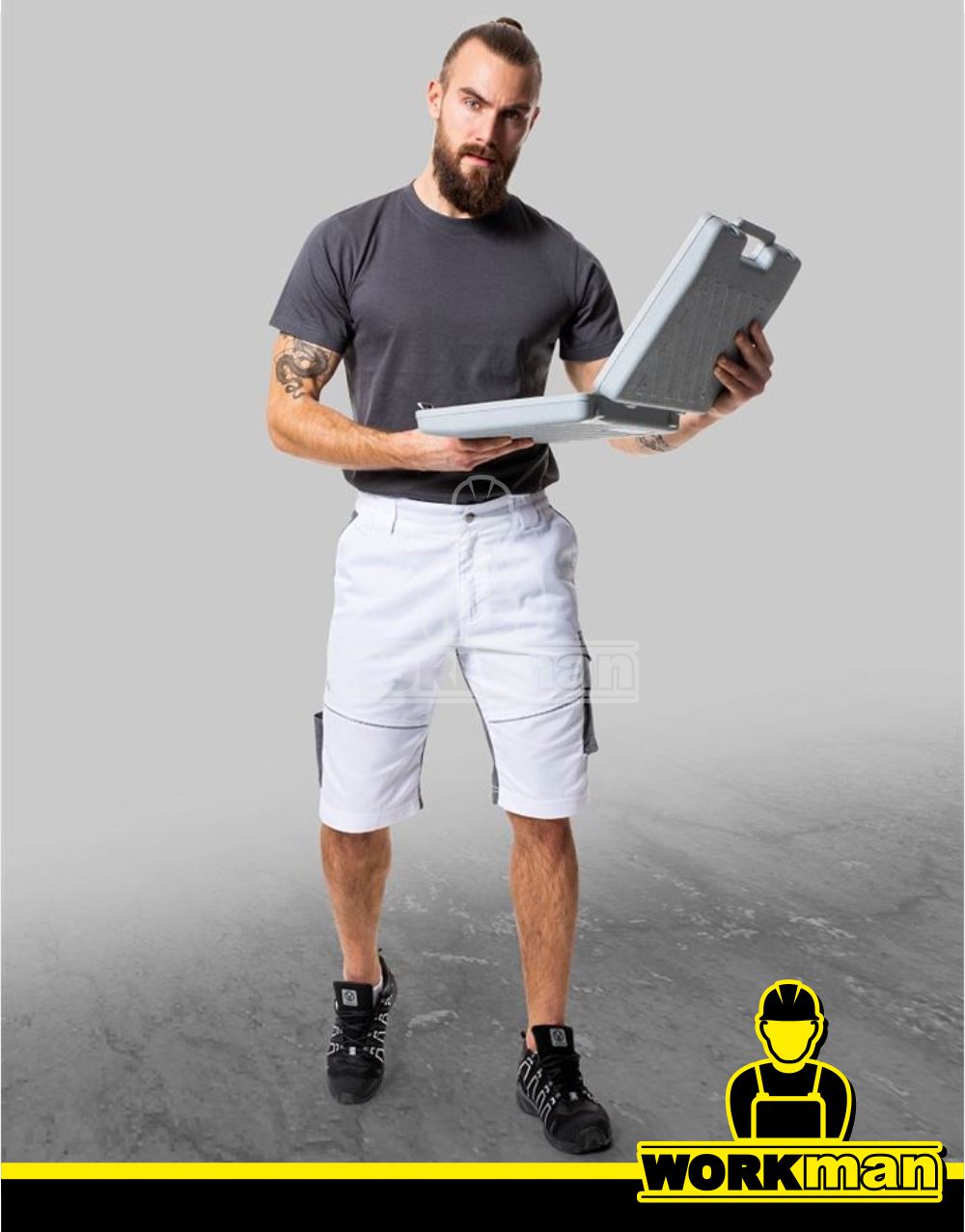 Montérkové šortky SUMMER ARDON biela :