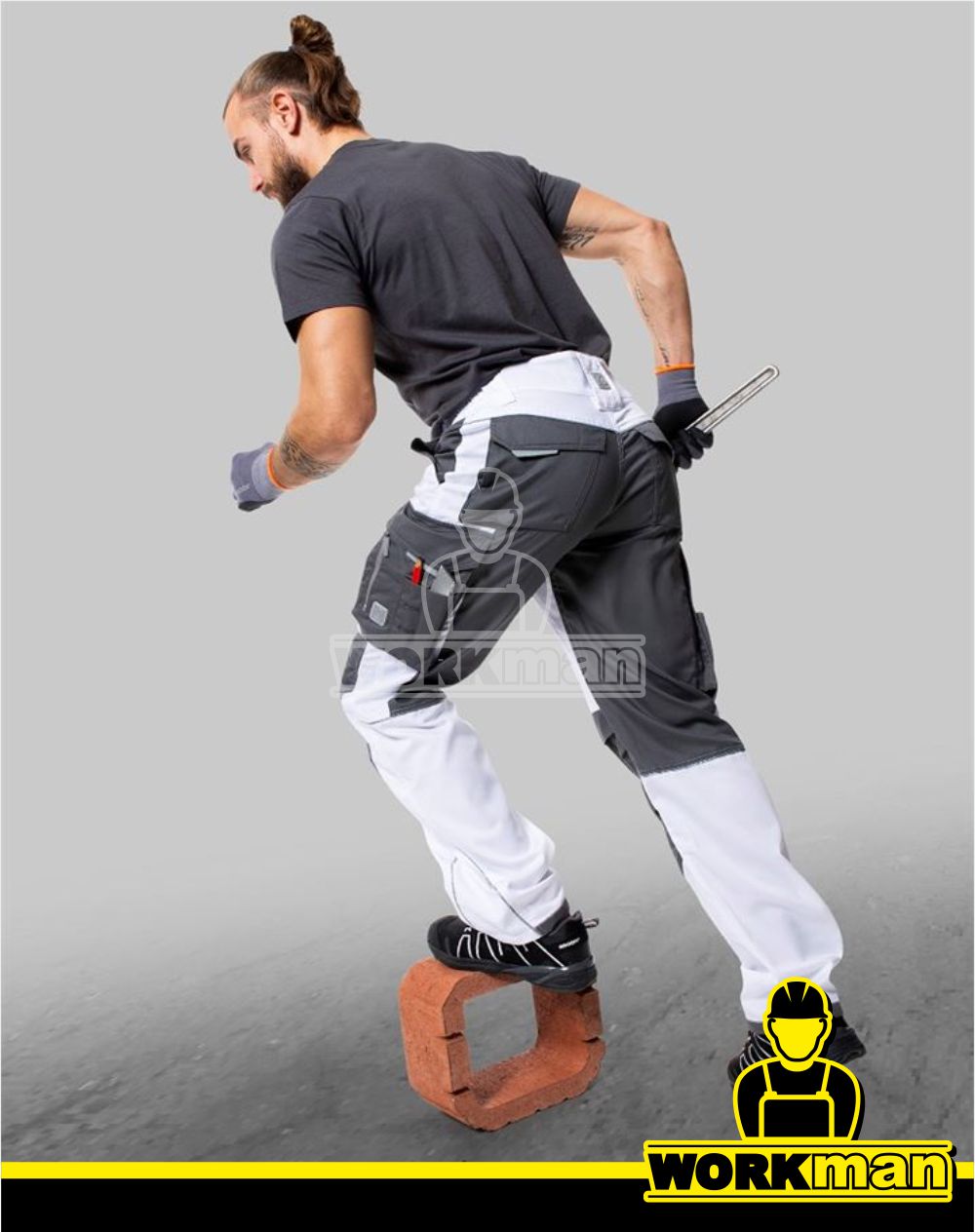 Montérkové nohavice SUMMER do pása ARDON biela