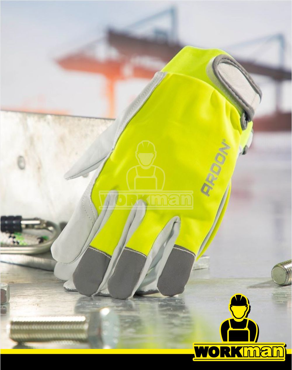 Reflexné kombinované rukavice HOBBY Ardon -