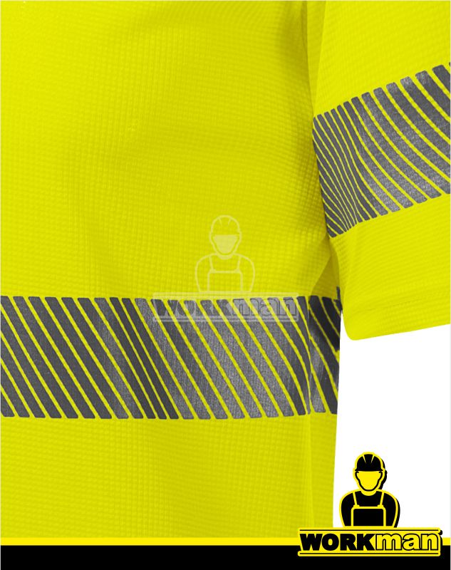 Reflexné rýchloshnúce tričko HV DRY 1V8 Rimeck