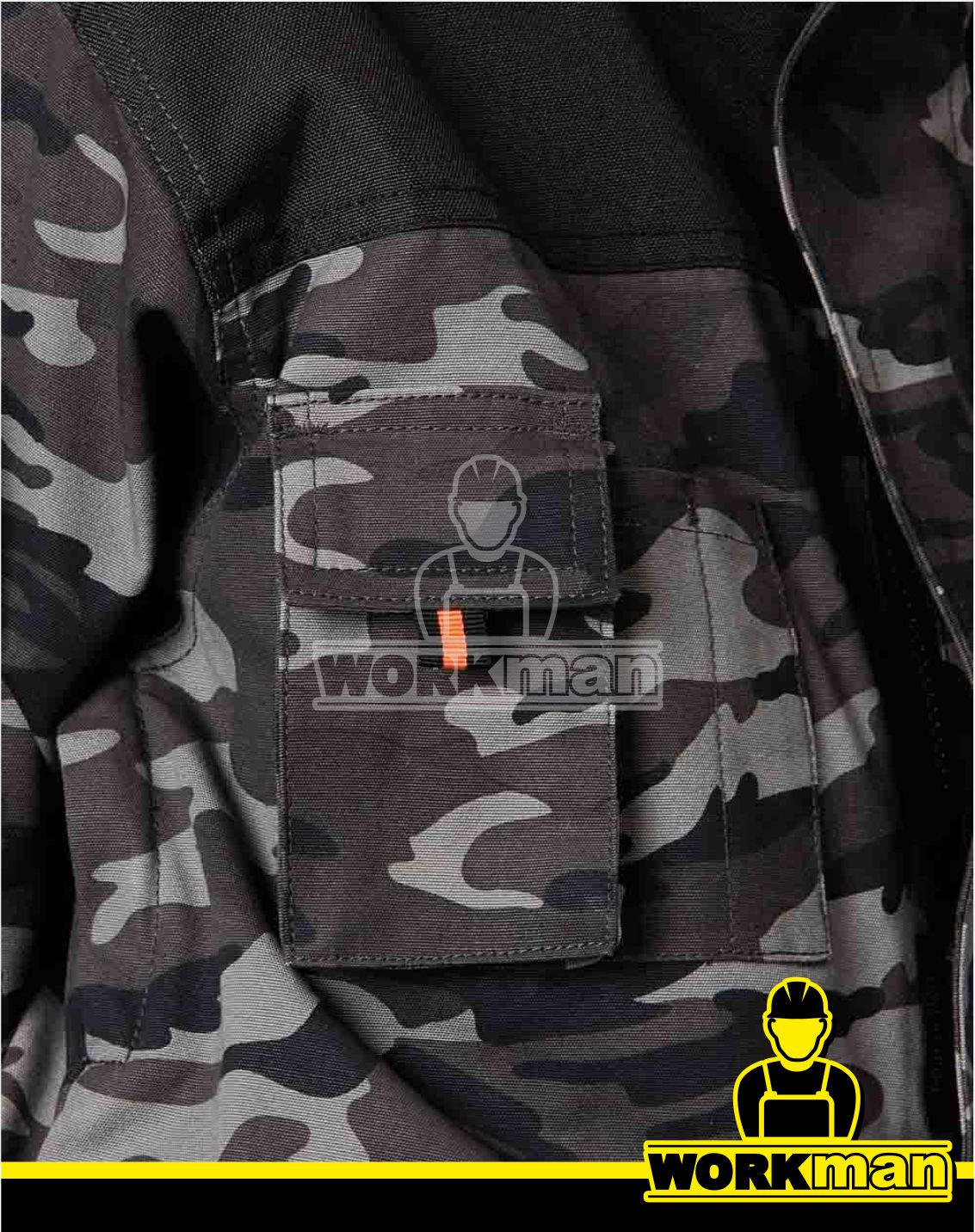 Montérková bunda EMERTON CAMOUFLAGE Červa
