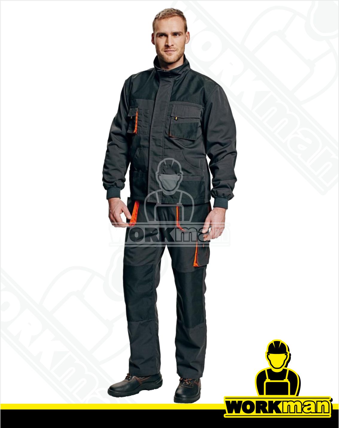 Zateplená monterková bunda EMERTON FLANNEL WINTER Červa