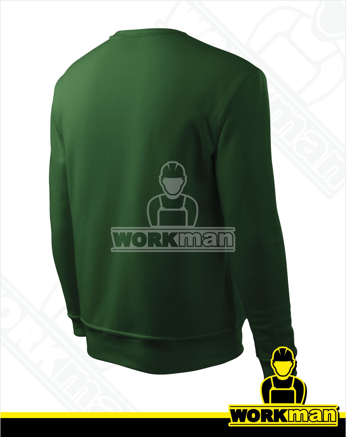 Pánska mikina ESSENTIAL Malfini fľaškovozelená