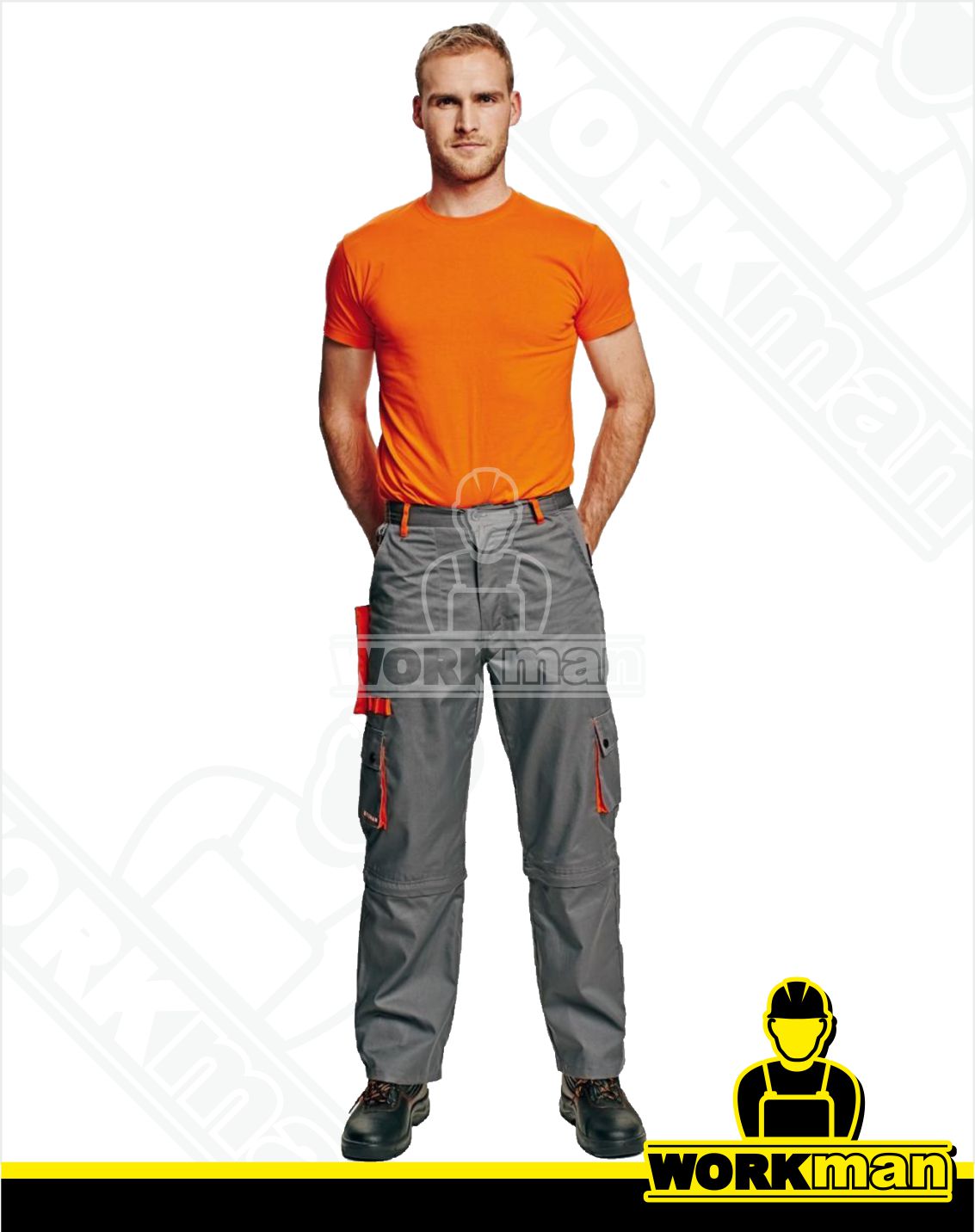 Montérkové nohavice DESMAN do pása Červa