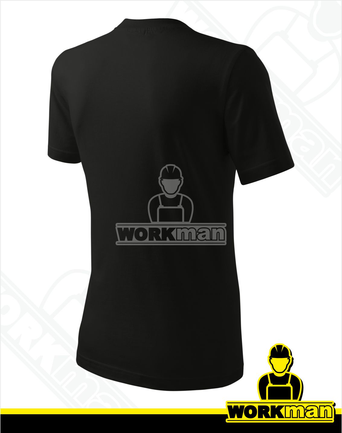 Unisex tričko HEAVY Malfini čierna