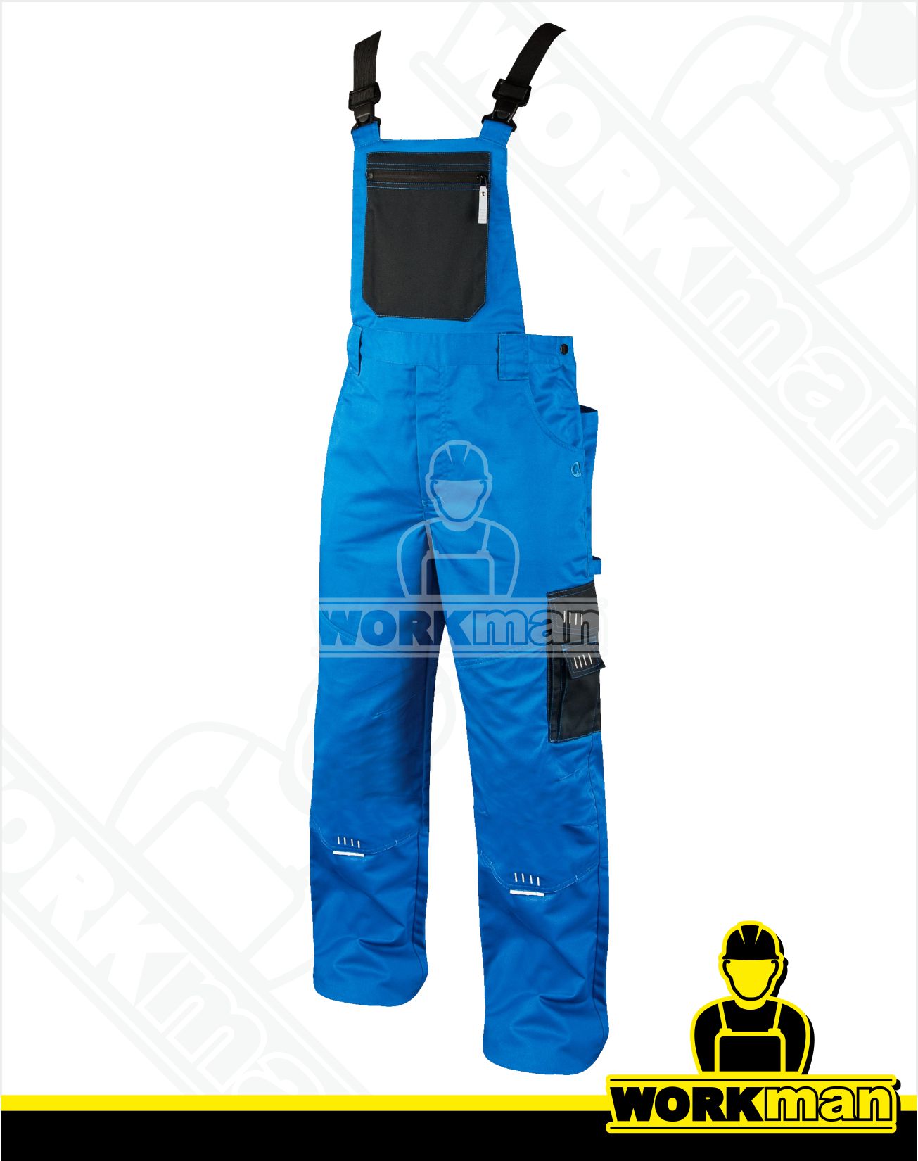 Predĺžené montérkové nohavice 4TECH 03 s náprsenkou Ardon