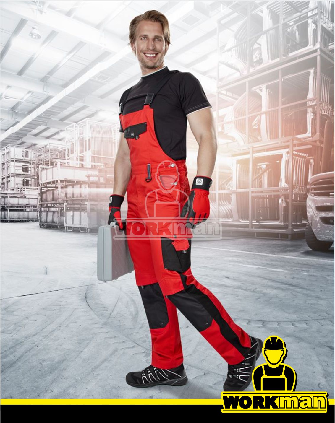 Montérkové nohavice PRE100 03 s náprsenkou Ardon