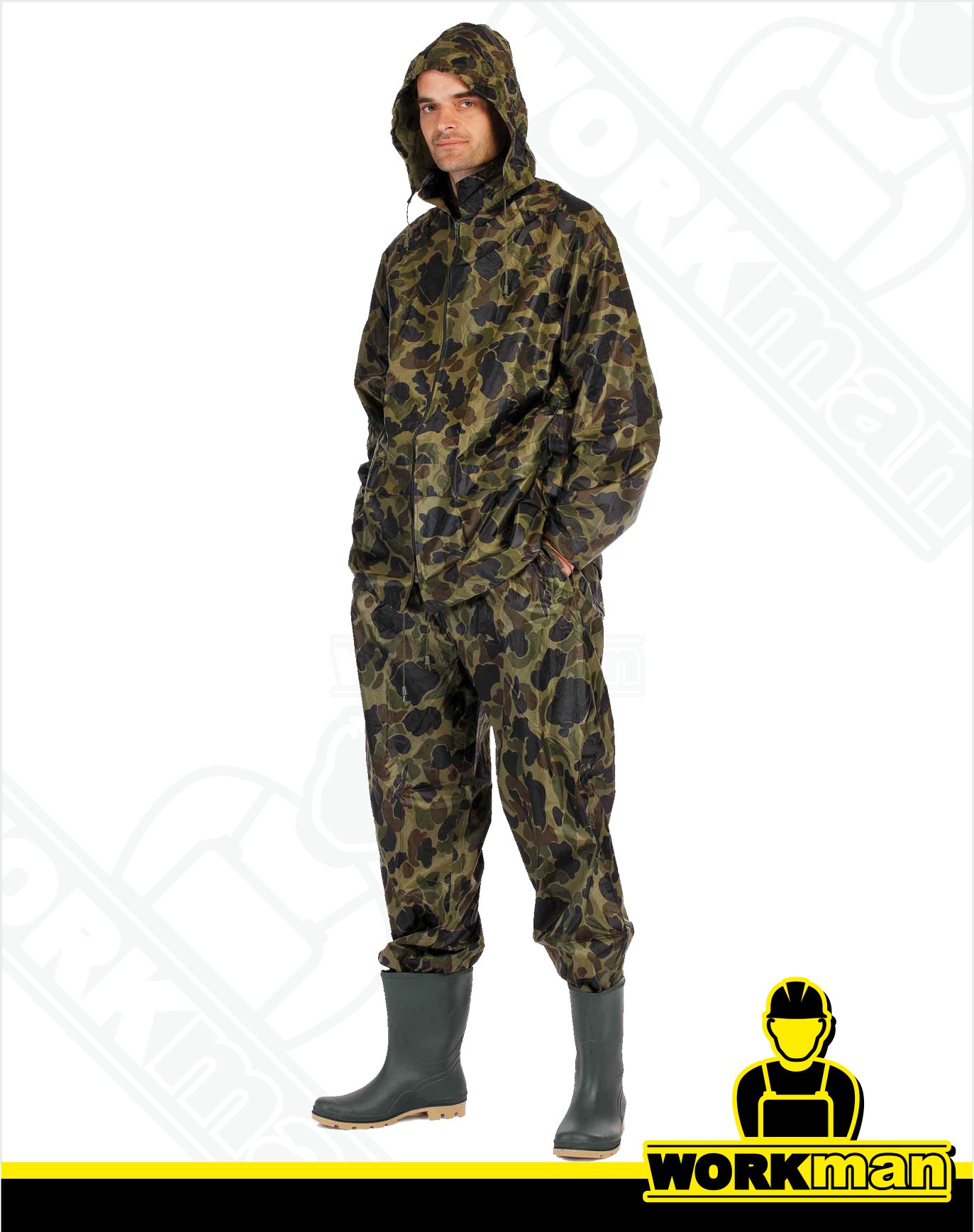 Nepremokavý maskáčový oblek CARINA Červa