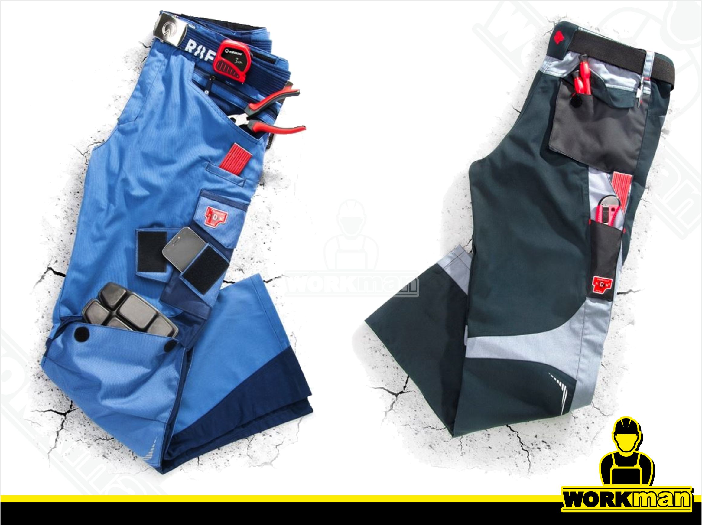 Montérkové nohavice R8ED 02 do pása Ardon