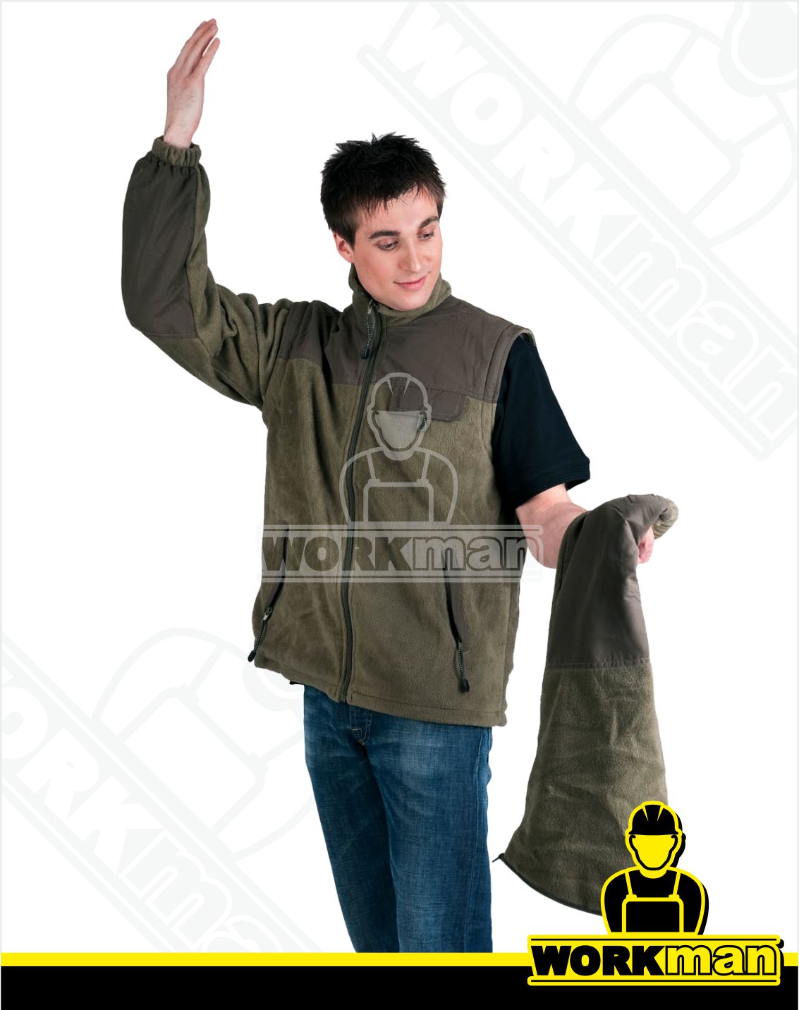 Fleecová bunda RANDWIK 2v1 Červa