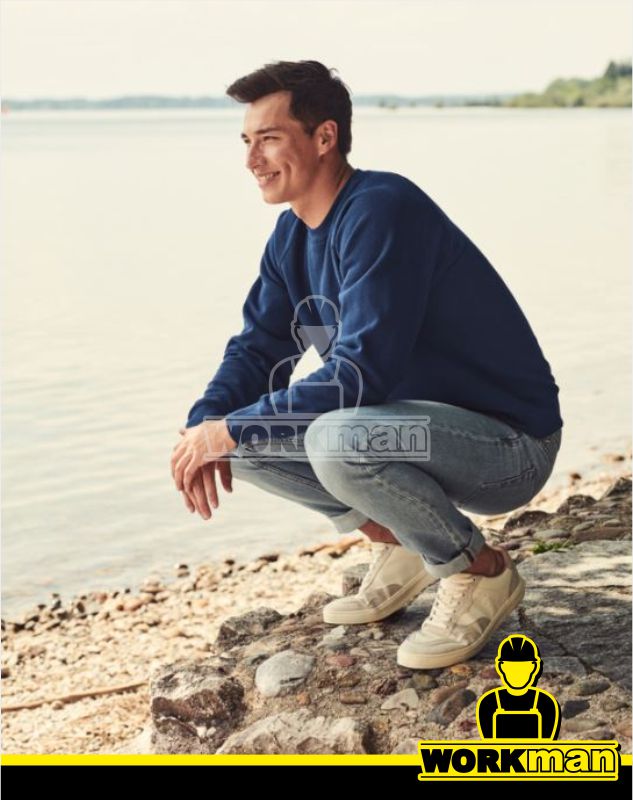 Pánska mikina CLASSIC RAGLAN SWEAT Fruit of the Loom